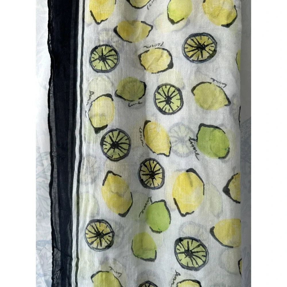ANN TAYLOR LOFT LEMON LIMES Scarf 50